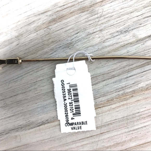 Gucci 60mm Round Gradient Lens Metal Frame Sunglasses - Picture 11 of 11